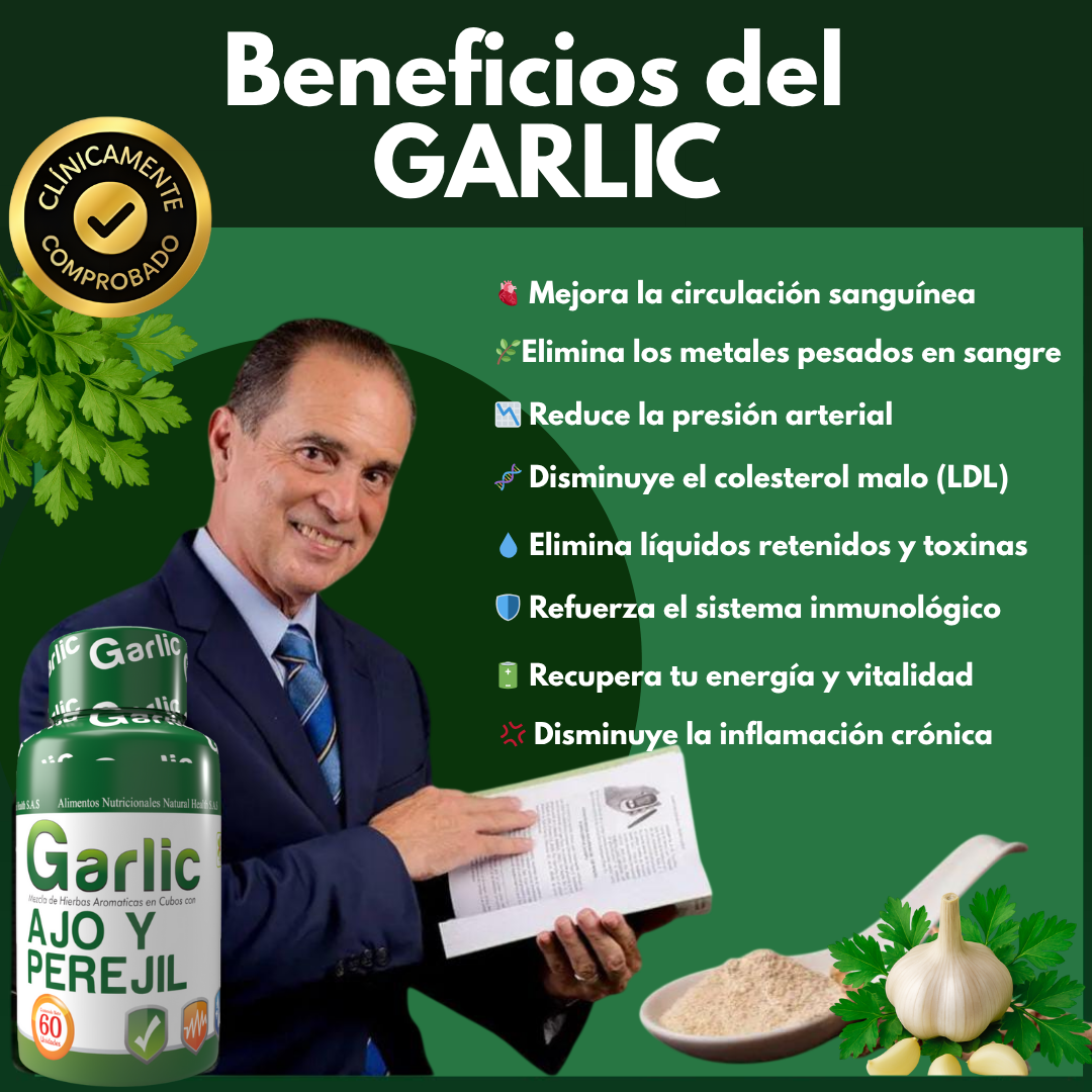 🧄GARLIC: LIMPIA TODO TU CUERPO, corazón fuerte, cuerpo libre de toxinas🫀