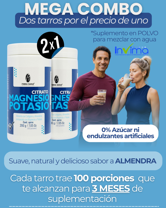 MAGNESIO Y POTASIO EN POLVO
